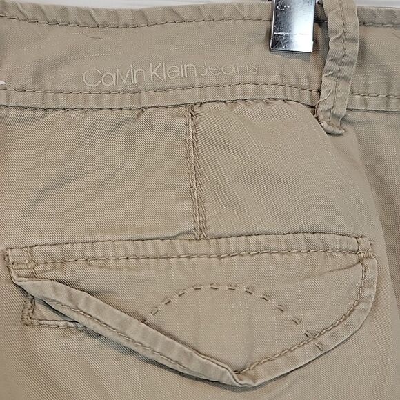 Calvin Klein khaki capris - tan Women's Size 4 - Picture 6 of 13